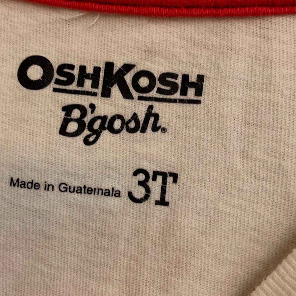 Oshkosh B’Gosh 3T boy’s toddler dirt bike moto cotton graphic LS tee t shirt L
